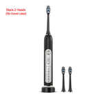 SUBORT S7 Super Sonic Electric Toothbrushes for Adult Kid Smart Timer Whitening Toothbrush IPX7 Waterproof Replaceable Heads Set