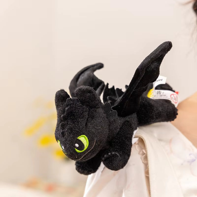 Toothless Night Fury Plush Toy Anime Light Fury Stuffed Adorably How To Train Your Dragon Peluche Anime Room Decor Gift for Fans