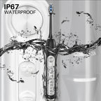 SUBORT S7 Super Sonic Electric Toothbrushes for Adult Kid Smart Timer Whitening Toothbrush IPX7 Waterproof Replaceable Heads Set